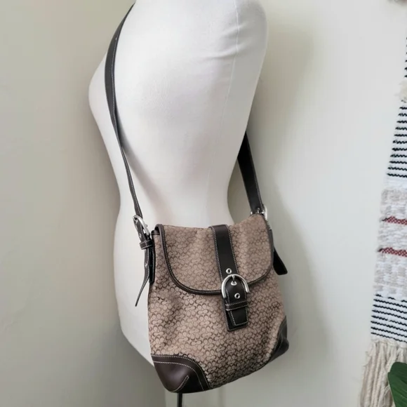 Coach vintage style classic convertible shoulder crossbody bag - Picture 3 of 10